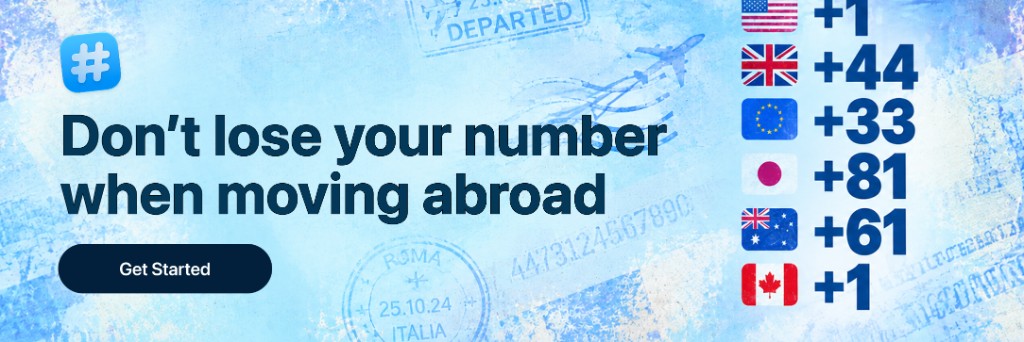 Don't lose your number when moving abroad — get started with Keep My Number