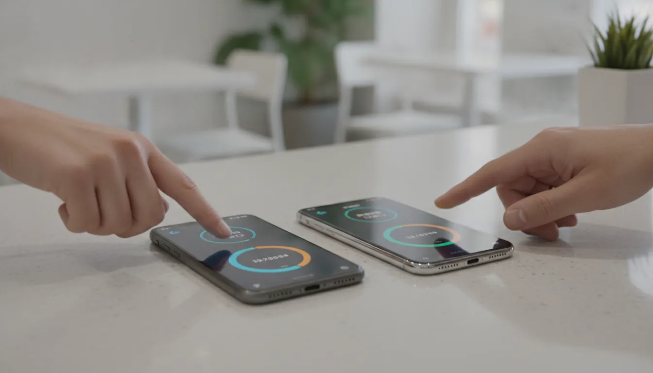 Two smartphones side-by-side, one showing the WeChat Pay app and the other showing the Alipay app